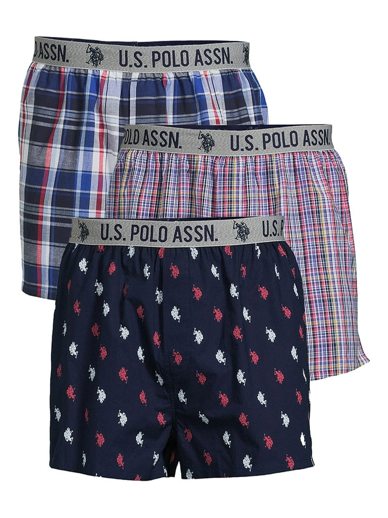 Polo Men's Cotton Boxers 3-Pack, Sizes S-3XL