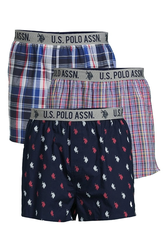 Men's Boxers, 3-Pack, Sizes S-3XL