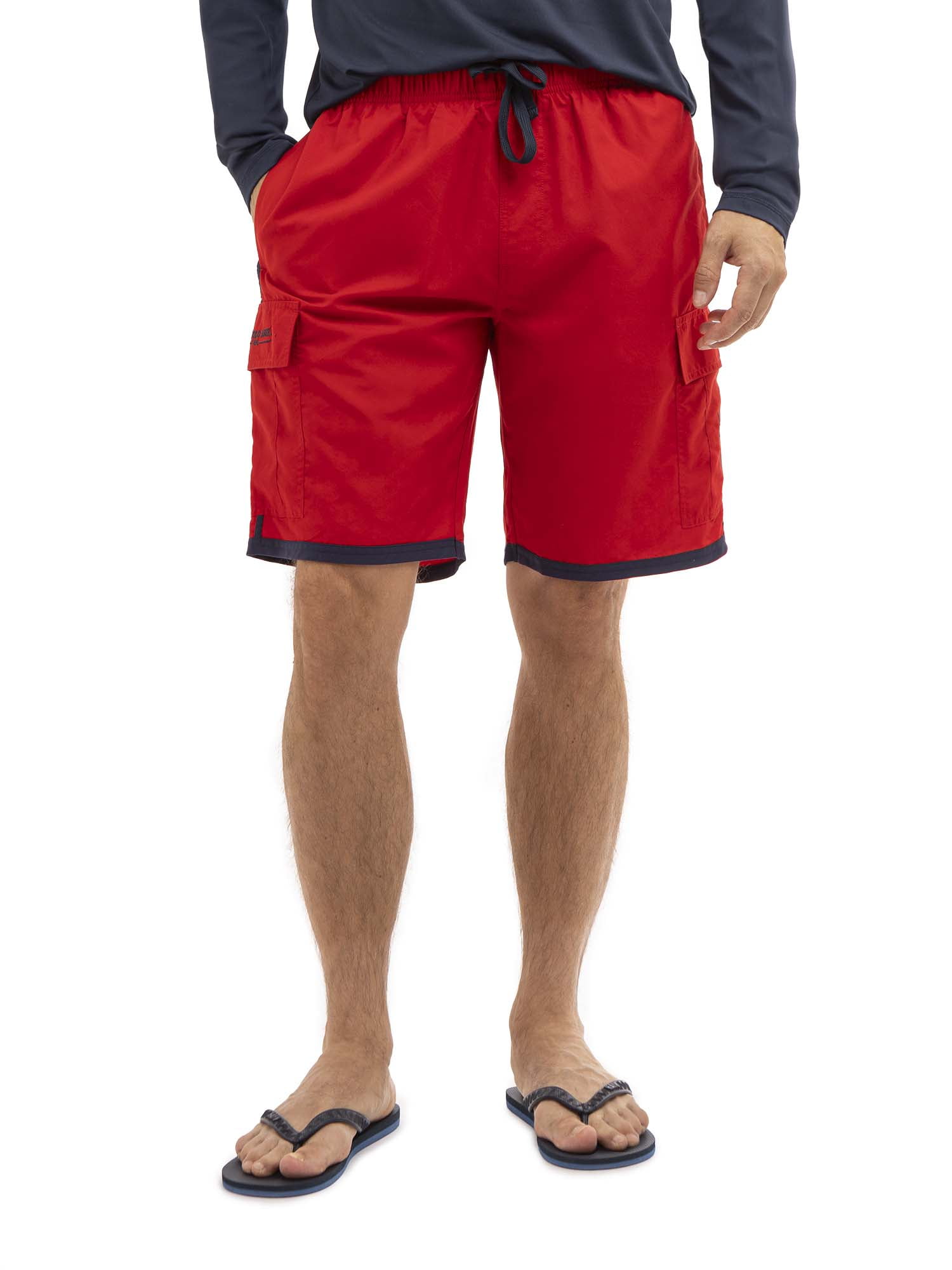 U.S. Polo Assn. Men's Cargo Swim Shorts, Sizes S-3XL - Walmart.com