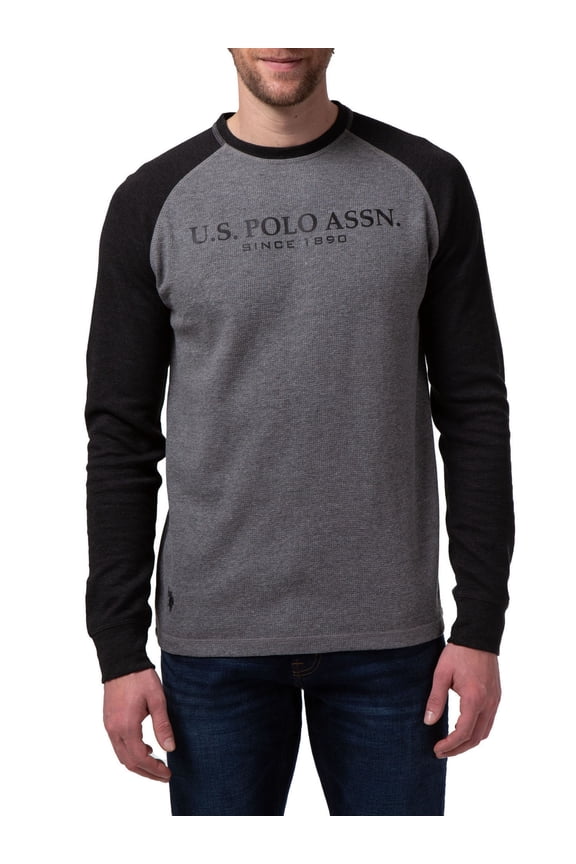 Men's Chest Logo Raglan Thermal