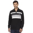 thumbnail image 1 of U.S. Polo Assn Men's Chest Striped Quarter Zip Sweater, 1 of 3