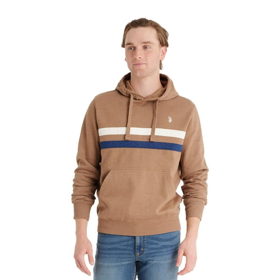 U.S. Polo Assn. Men's Colorblock Popover Hoodie