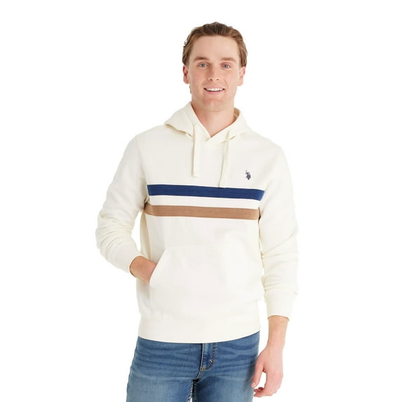 U.S. Polo Assn. Men's Colorblock Popover Hoodie
