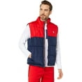 thumbnail image 1 of U.S. Polo Assn. Men's Colorblock Puffer Vest, Classic Navy, Medium, 1 of 3