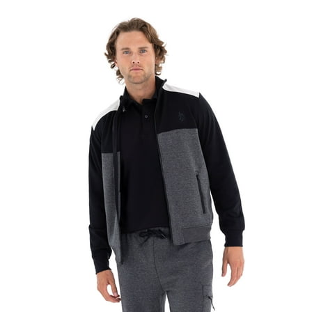 U.S. Polo Assn. Men's Colorblock Sport Track Jacket