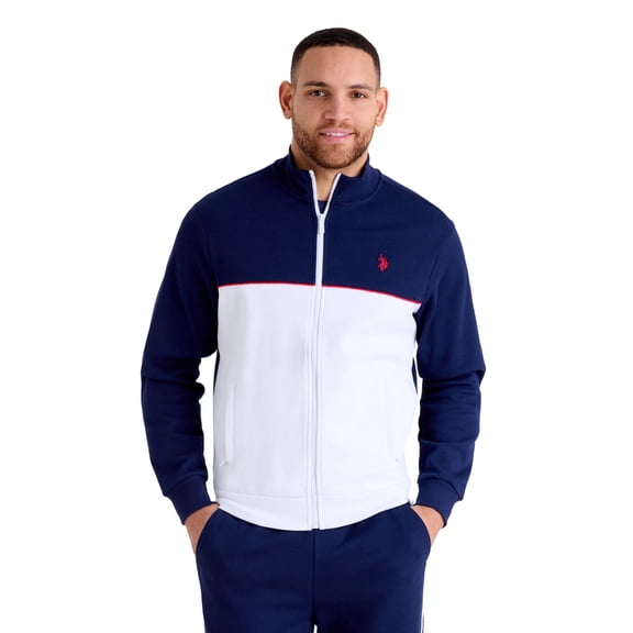 U.S. Polo Assn. Men's Modern Sport Colorblock Track Jacket