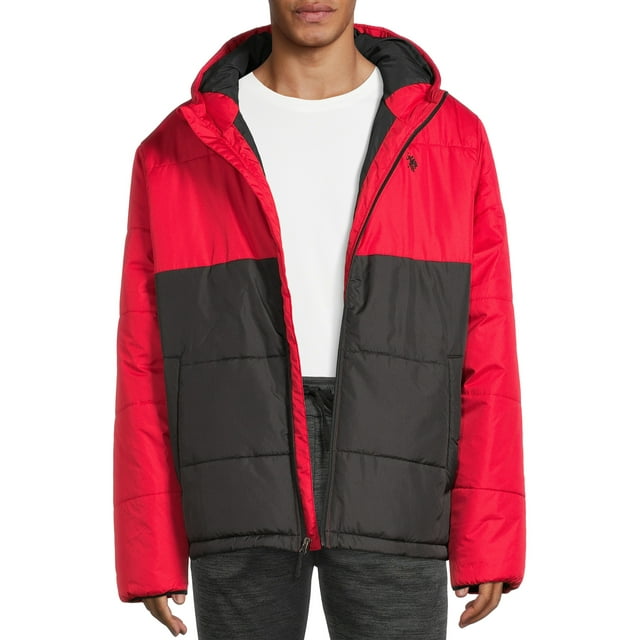 U.S. Polo Assn. Men’s Colorblocked Puffer Jacket