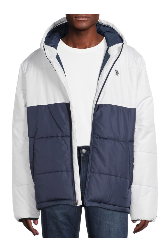 Men’s Colorblocked Puffer Jacket
