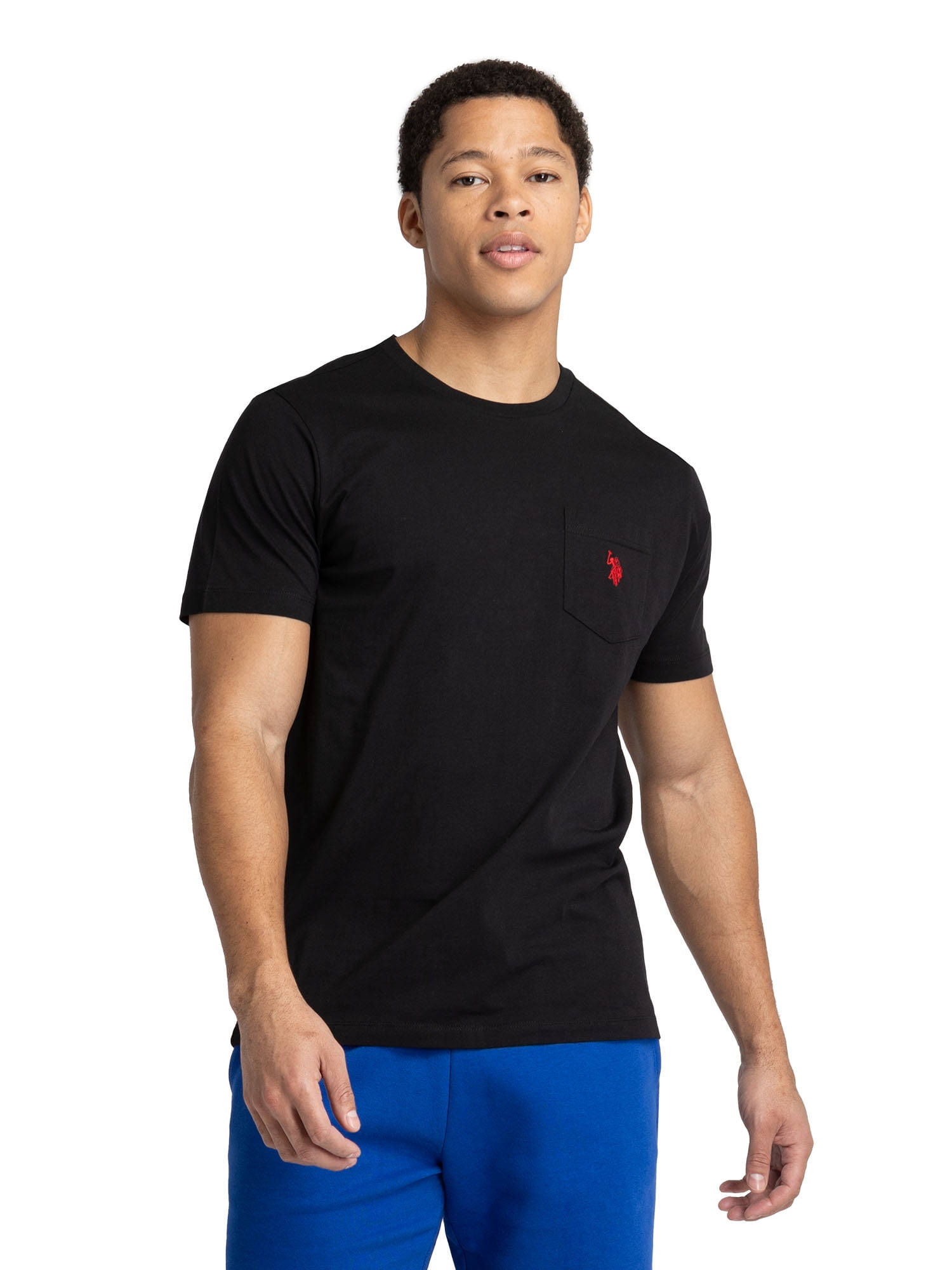 Walmart discounts of U.S. Polo Assn. Men's Crew Neck Pocket T-Shirt
