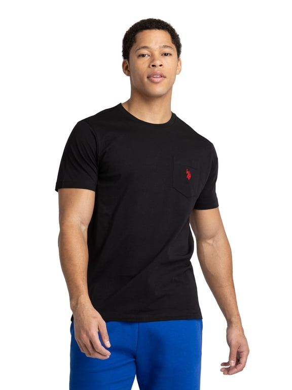 Men's Short Sleeve Crew Neck Pocket T-Shirt