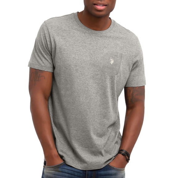 U.S. Polo Assn. Men's Crew Neck Pocket T-Shirt