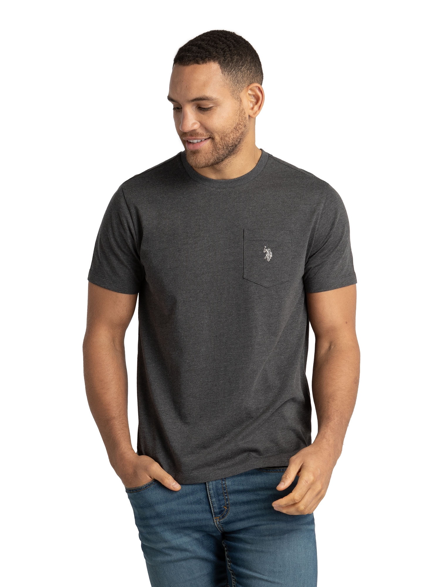 U.S. Polo Assn. Men's Short Sleeve Crew Neck Pocket T-Shirt