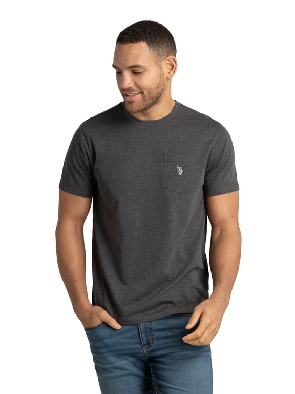Men's Short Sleeve Crew Neck Pocket T-Shirt