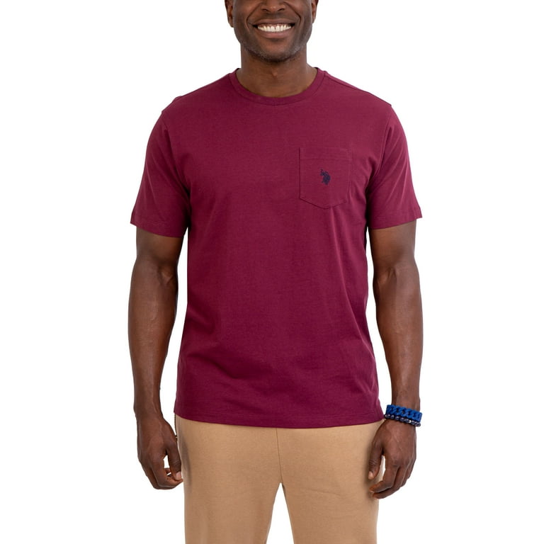 U.S. Polo Assn. Men s Crew Neck Pocket T Shirt Walmart