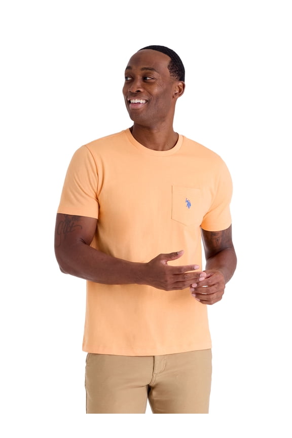 Men's Basic Crew Neck Pocket T-Shirt