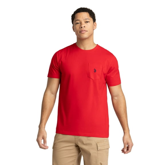 U.S. Polo Assn. Men's Basic Crew Neck Pocket T-Shirt