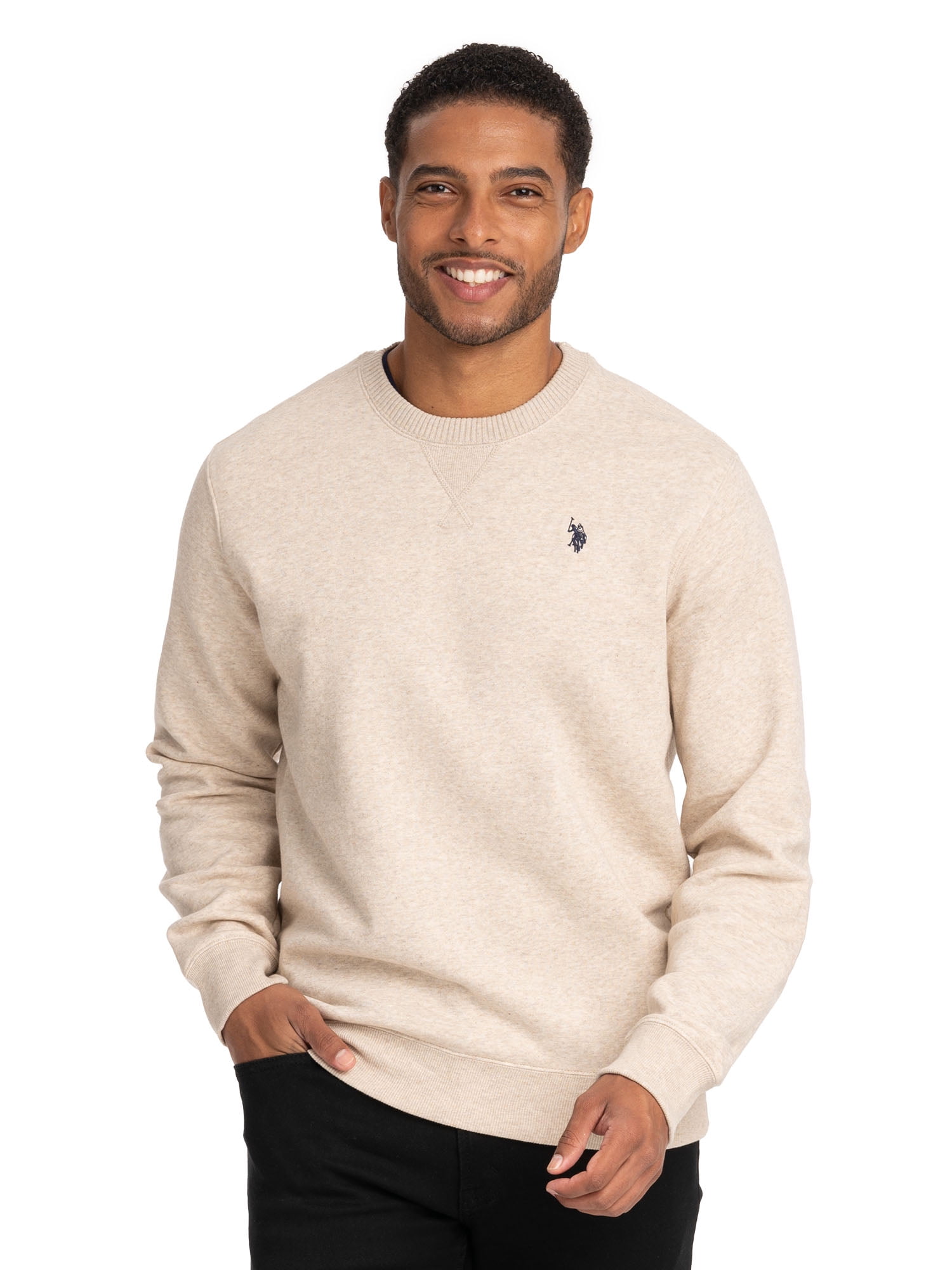 U.S. Polo Assn. Men's Fleece Crewneck Pullover