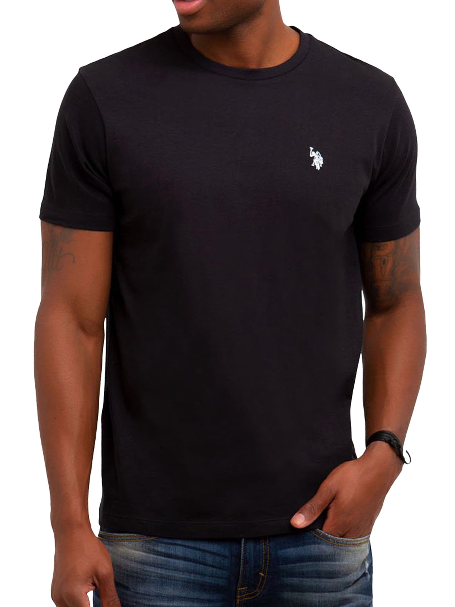 U.S. Polo Assn. Men's Crew Neck T-Shirt - Walmart.com