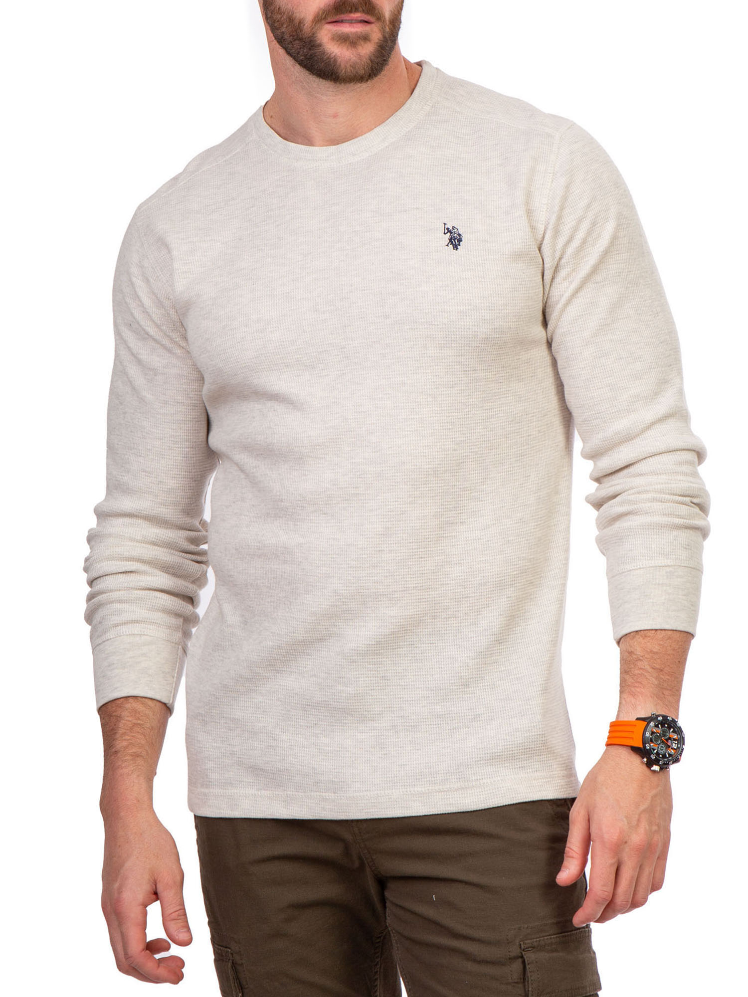 U.S. Polo Assn. Men's Crew Neck Thermal - image 1 of 4