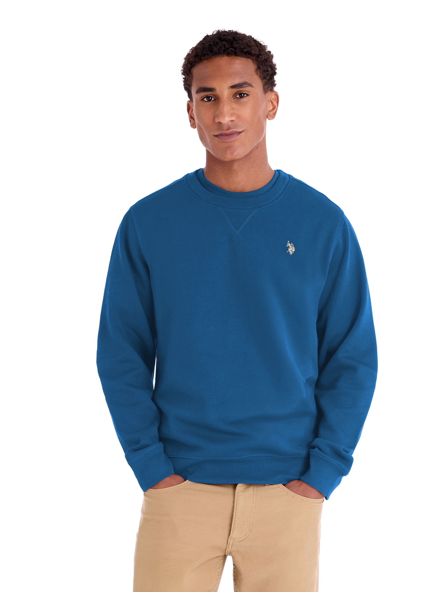 U.S. Polo Assn. Men's Crewneck Fleece Sweatshirt