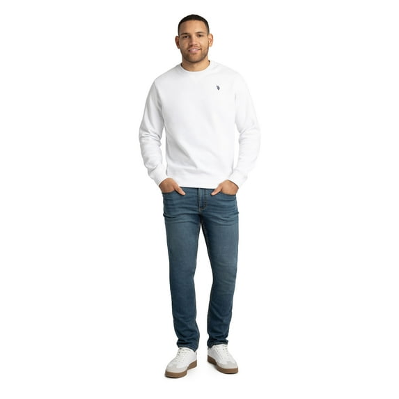 U.S. Polo Assn. Men's Crewneck Fleece Sweatshirt