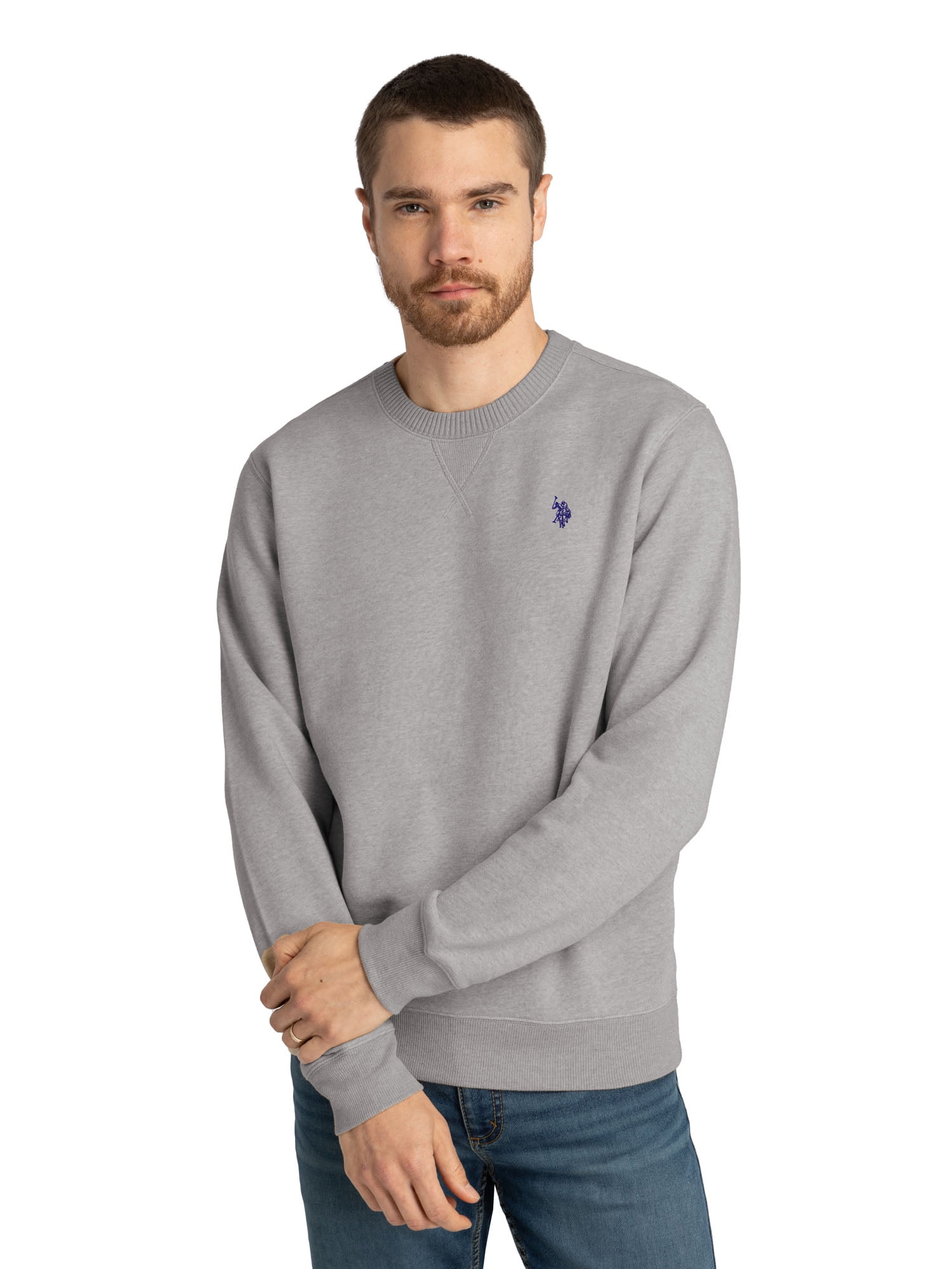 U.S. Polo Assn. Men's Crewneck Fleece Sweatshirt