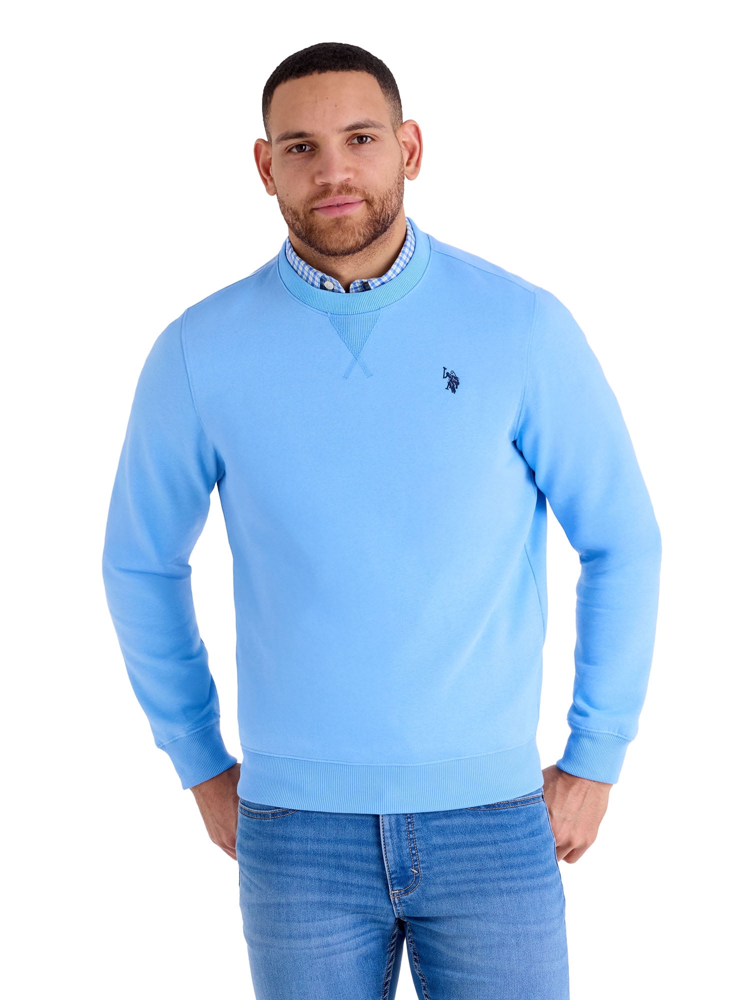 U.S. Polo Assn. Men's Crewneck Fleece Sweatshirt