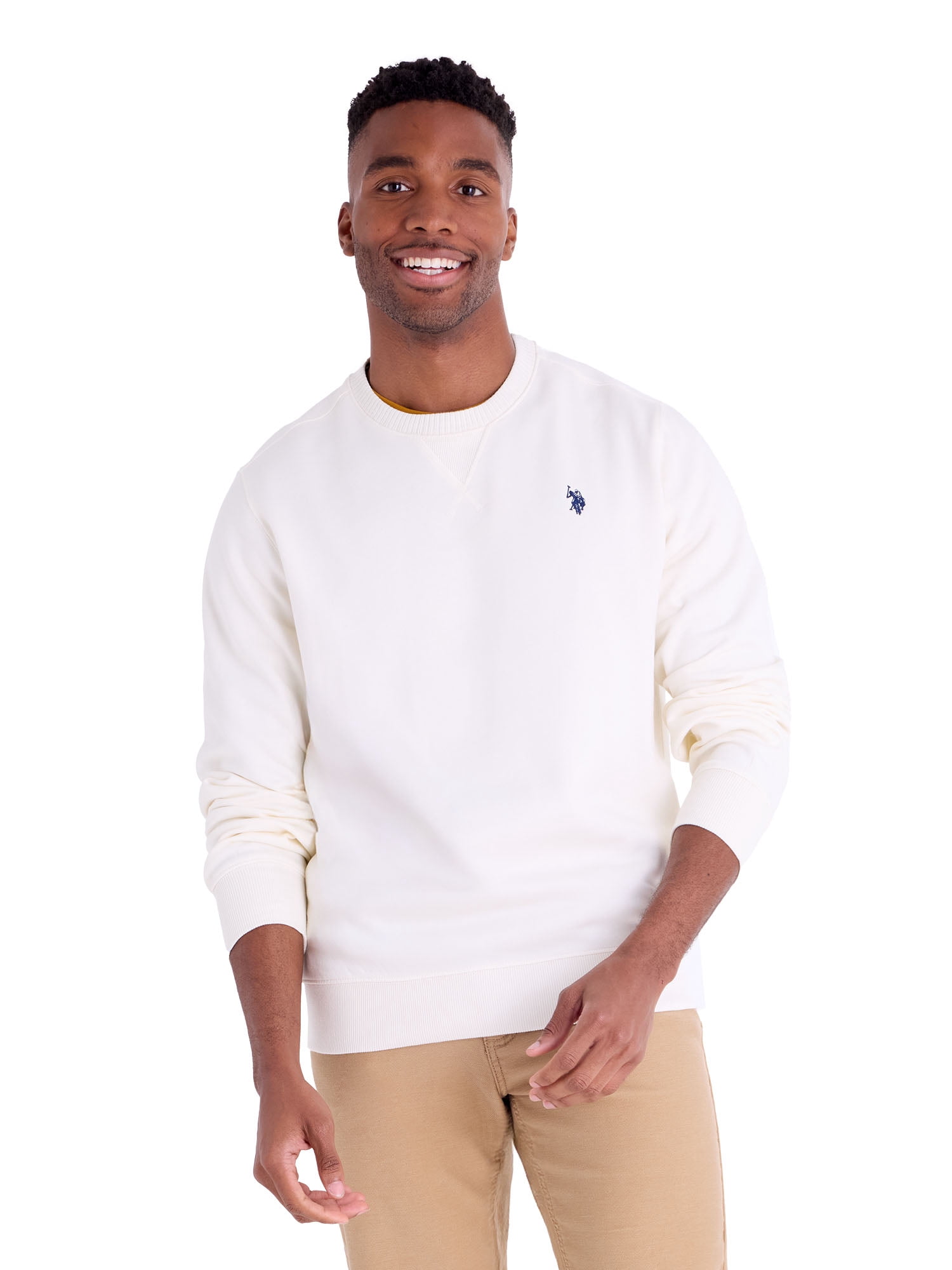 U.S. Polo Assn. Men's Crewneck Fleece Sweatshirt