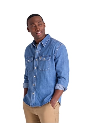 Men's Essential Denim Shirt Jacket