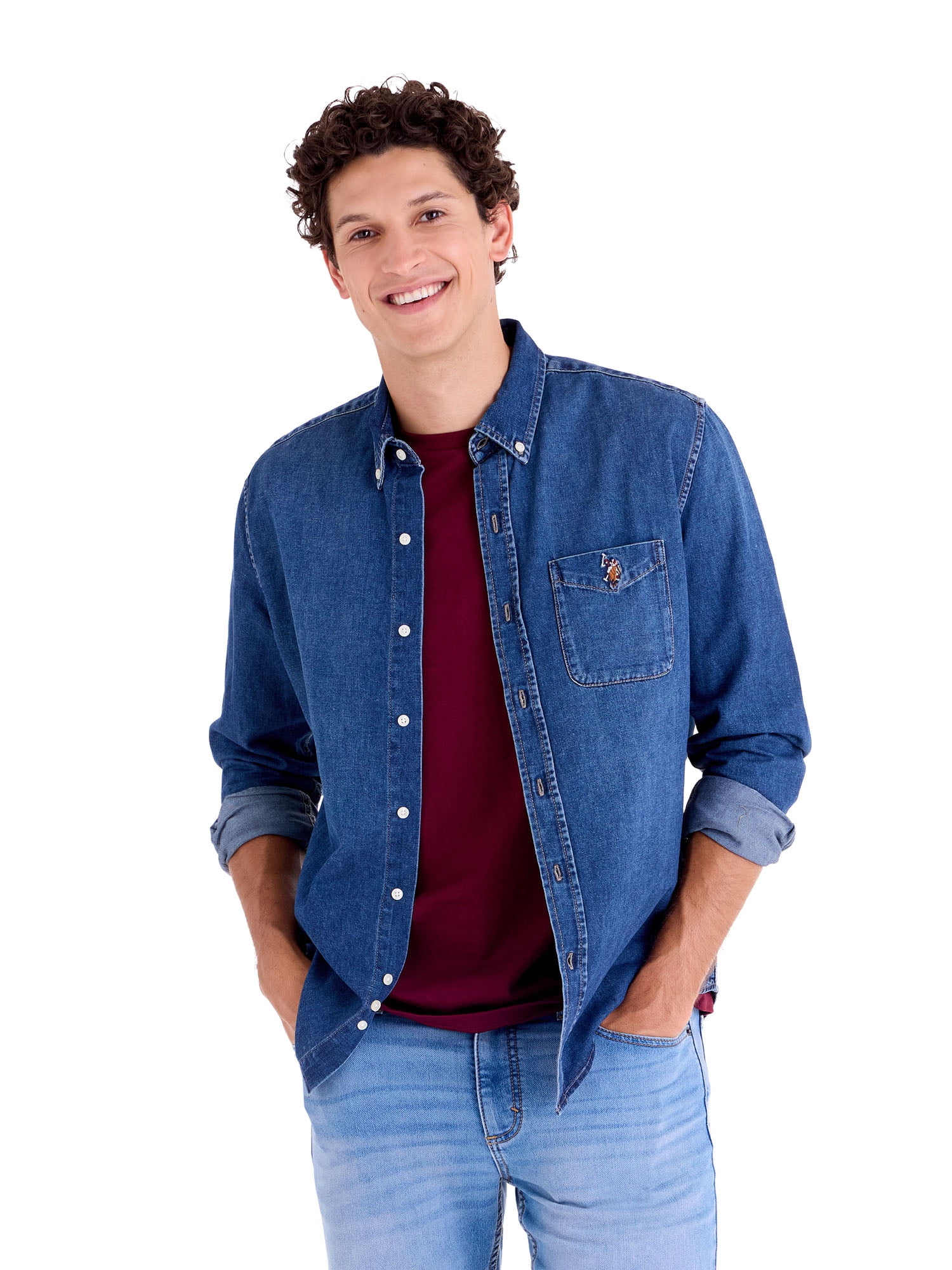 U.S. Polo Assn. Men's Denim Shirt