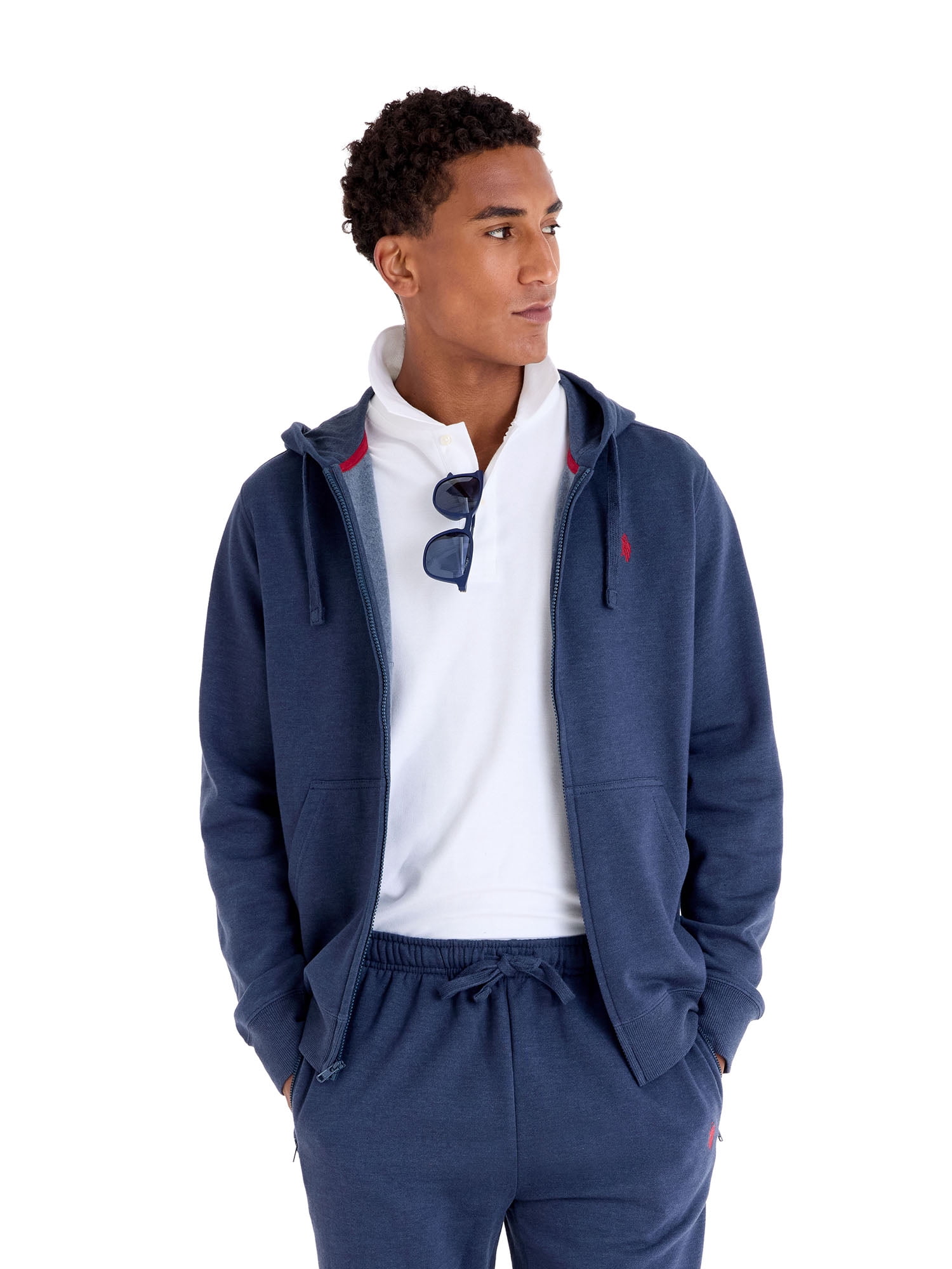 polo s パーカー　hoodie swag U.S. Polo Assn. Men's Everyday Full Zip Fleece Hoodie - Walmart.com