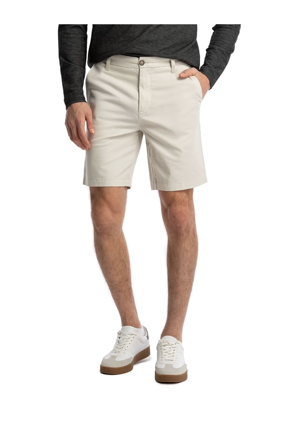 Men's Flat Front Shorts, 9" Inseam, Sizes 28-46