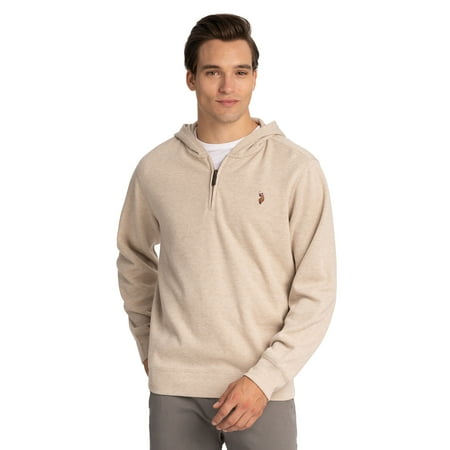U.S. Polo Assn. Men's Flatback Quartzip Hoodie