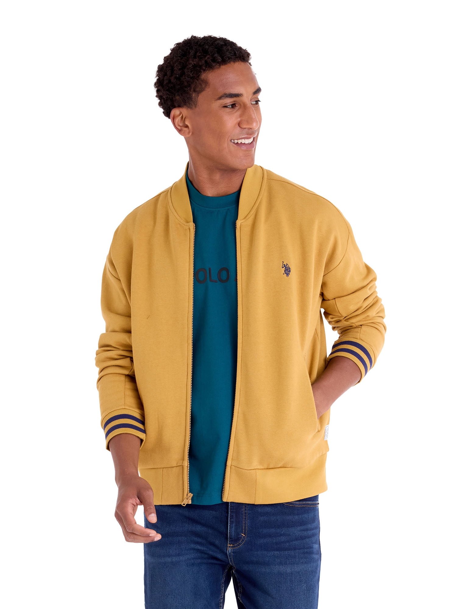 U.S. Polo Assn. Men's Fleece Bomber Jacket