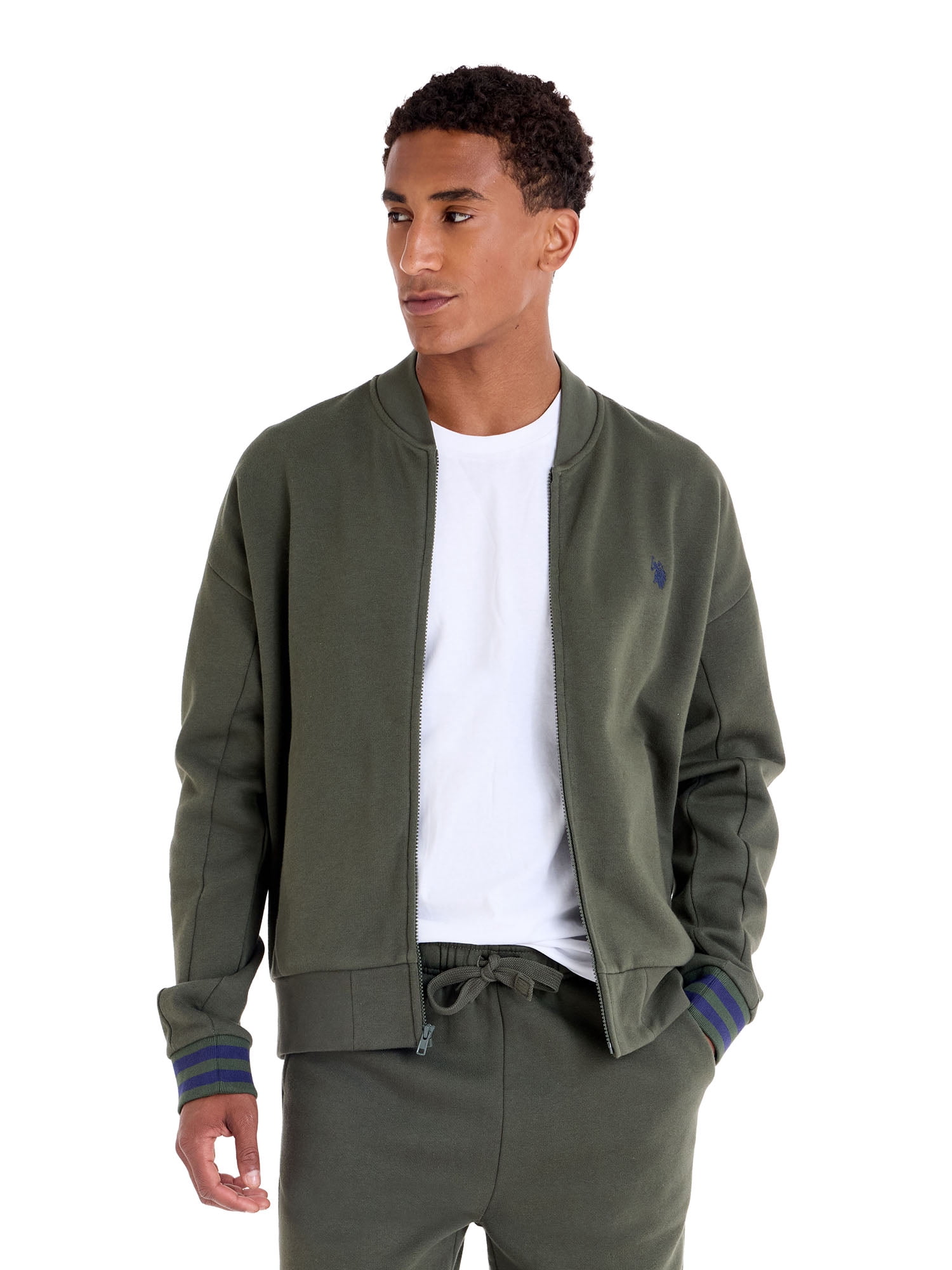 U.S. Polo Assn. Men's Fleece Bomber Jacket