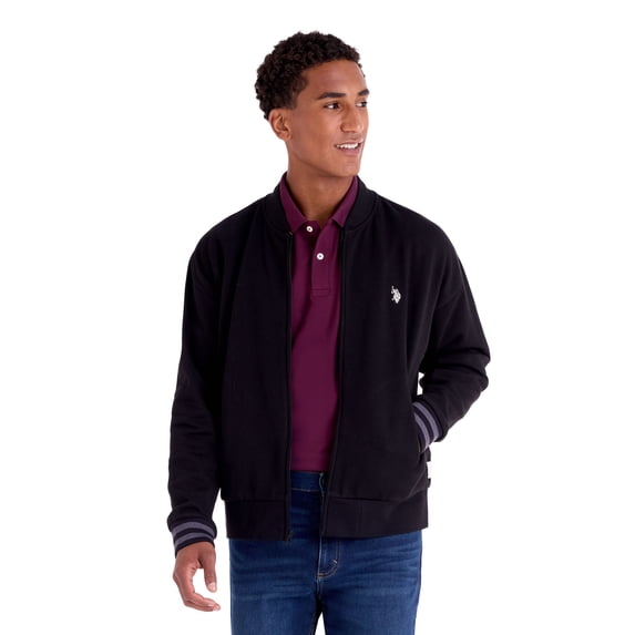 U.S. Polo Assn. Men's Fleece Bomber Jacket