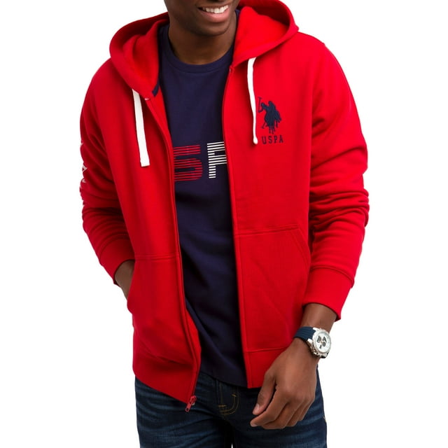 U.S. Polo Assn. Men's Fleece Full Zip Hoodie