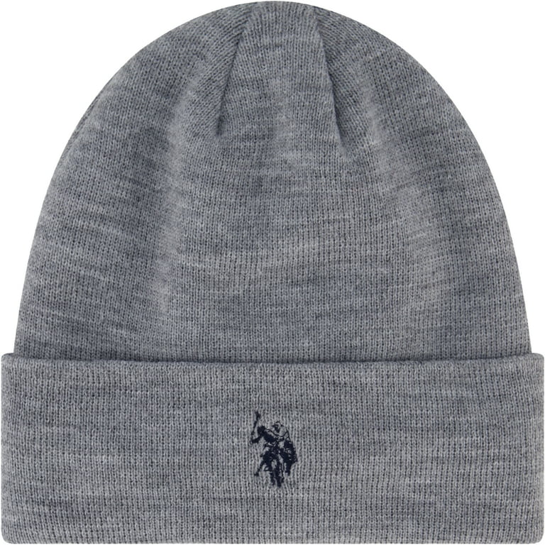 U.S. Polo Assn. Men s Fleece Lined Logo Beanie Walmart