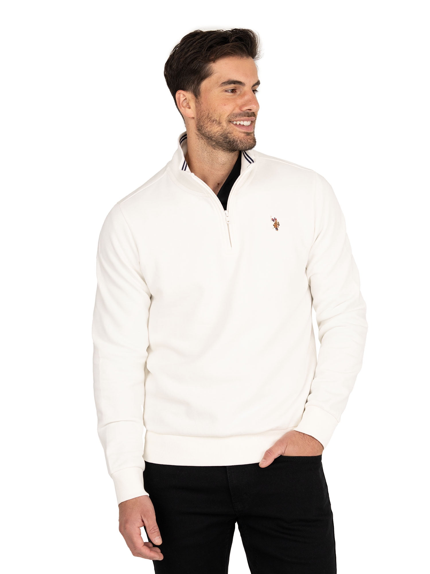 U.S. Polo Assn. Men's Fleece Quarter Zip Pullover