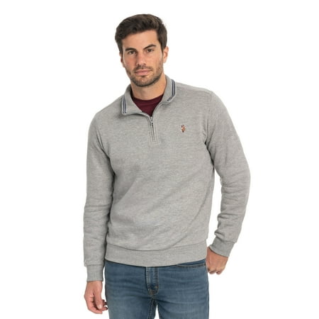 U.S. Polo Assn. Men's Fleece Quarter Zip Pullover