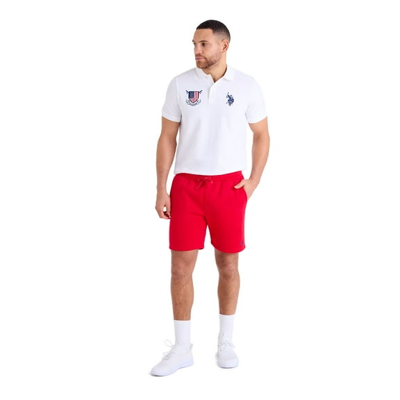 U.S. Polo Assn. Men's Fleece Short, 7" Inseam, S-3XL