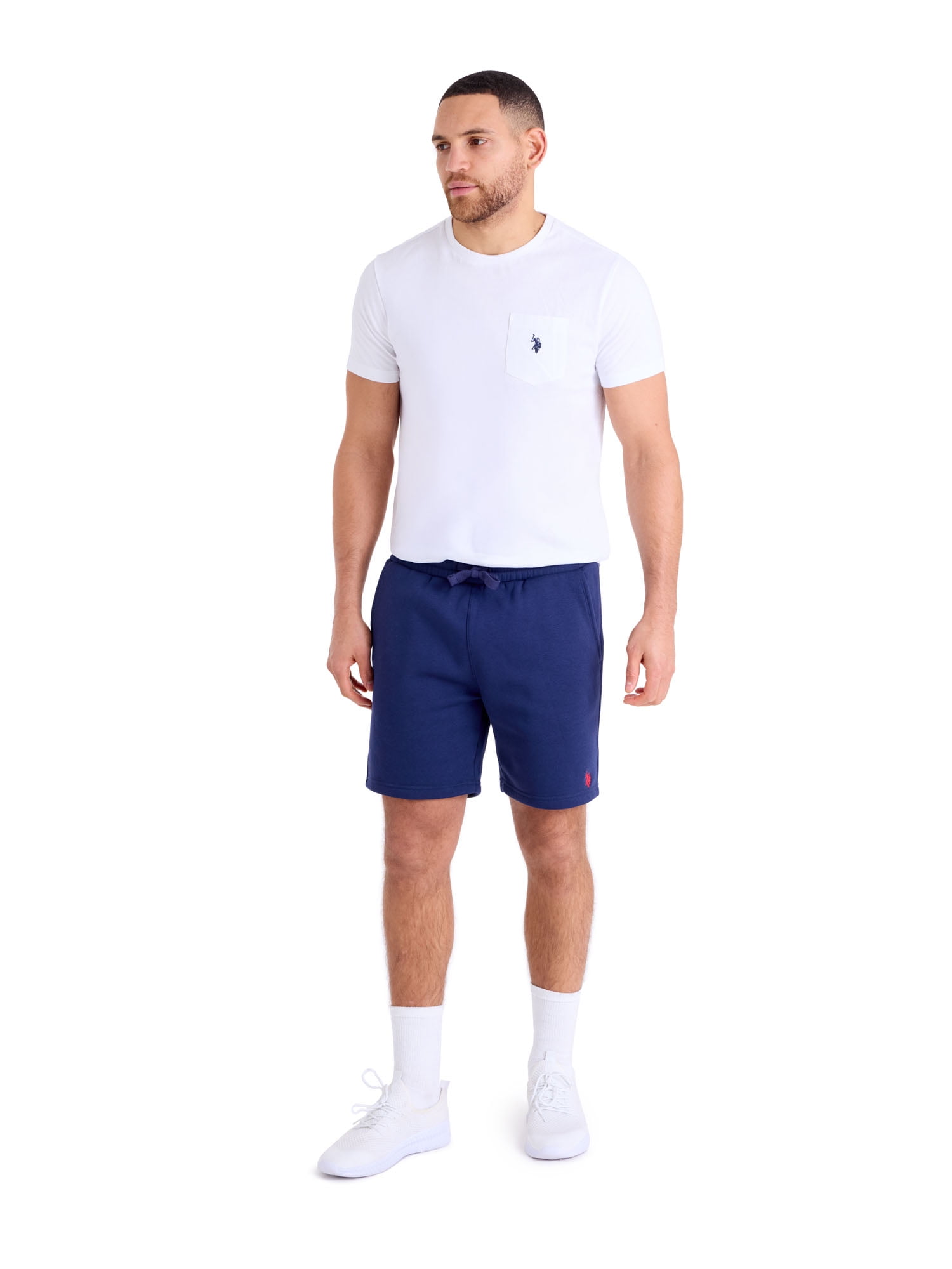 U.S. Polo Assn. Men's Fleece Short, 7" Inseam, Sizes XS-3XL