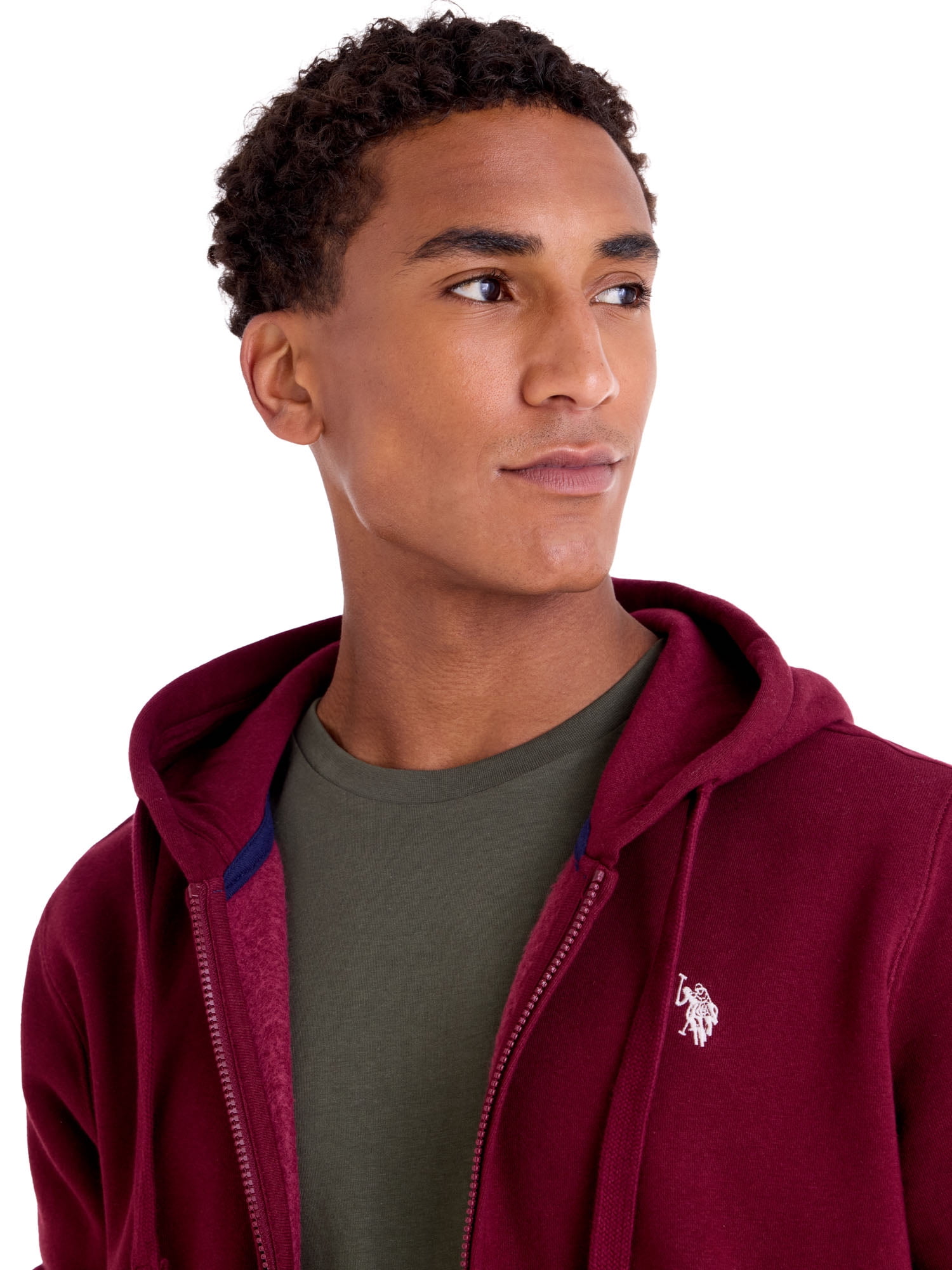 U.S. Polo Assn. Men's Everyday Full Zip Fleece Hoodie