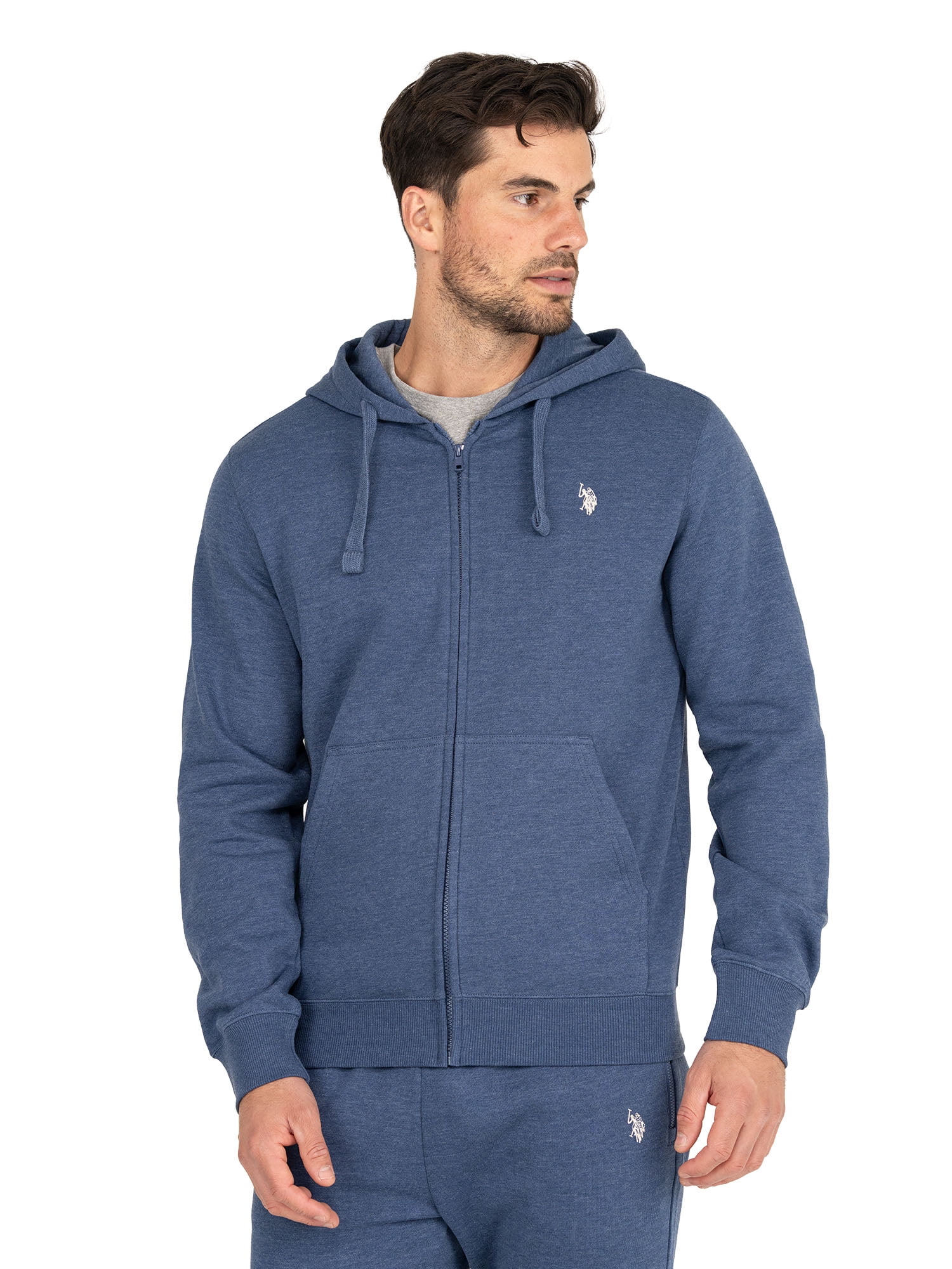 U.S. Polo Assn. Men's Full-Zip Fleece Hoodie Sweatshirt