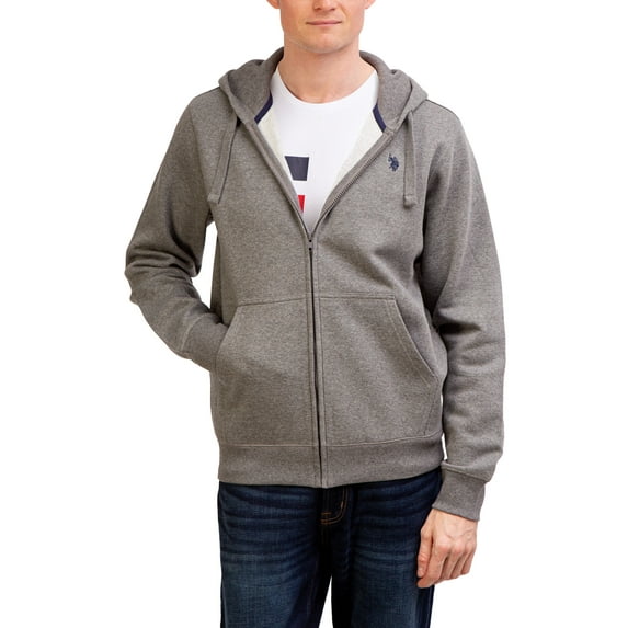 U.S. Polo Assn. Men's Everyday Full Zip Fleece Hoodie