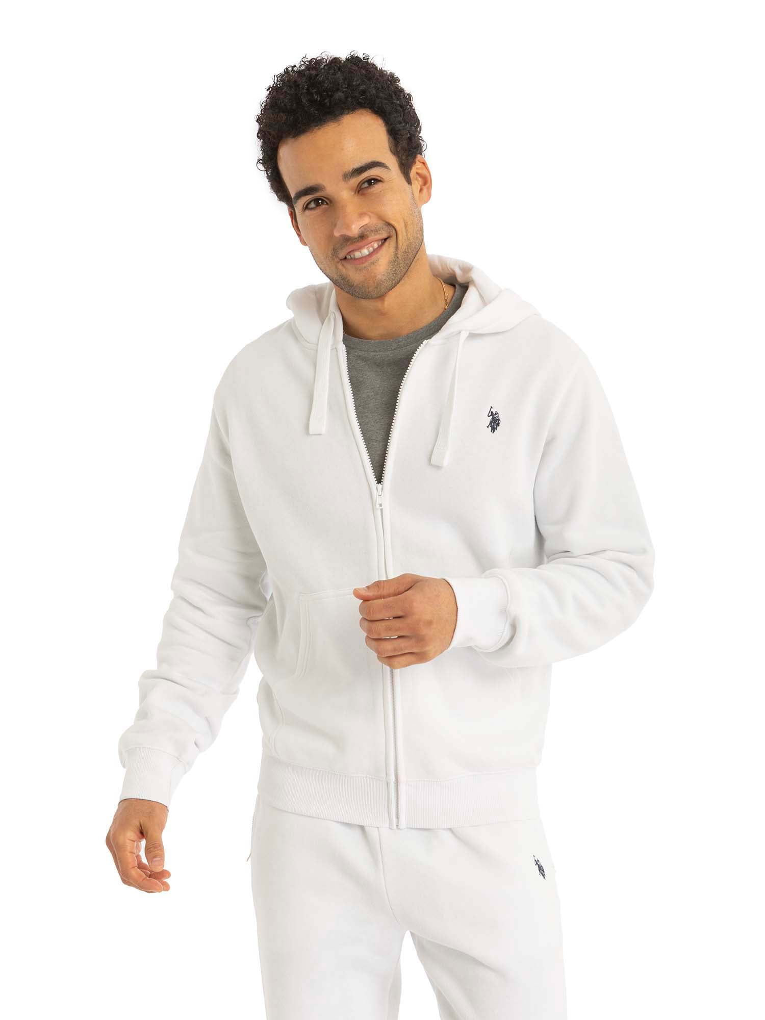 福袋 オンライン Assn. Polo U.S. Men's Walmart.com - Hoodie Fleece Zip Full Clothing