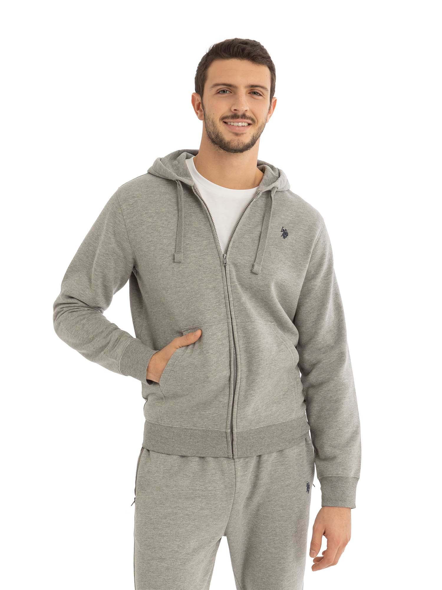 U.S. Polo Assn. Men's Full Zip Fleece Hoodie - Walmart.com