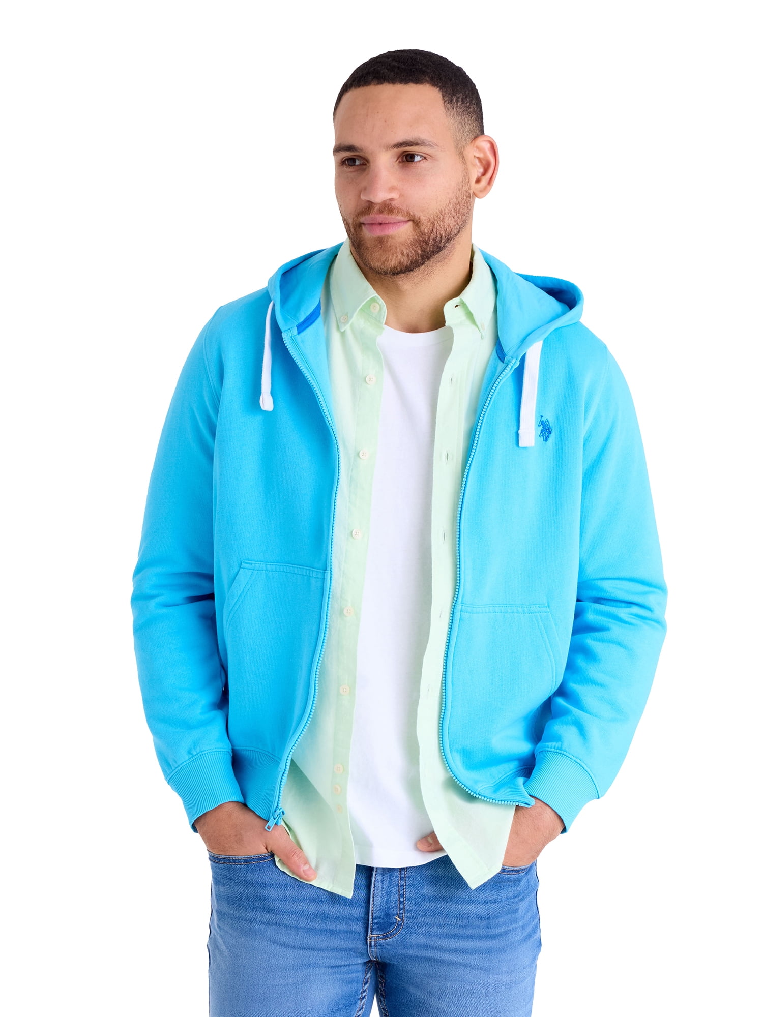U.S. Polo Assn. Men's Everyday Full Zip Fleece Hoodie
