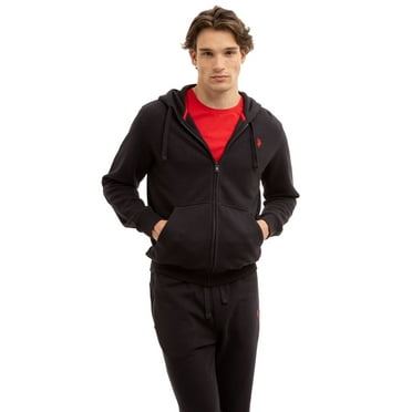 U.S. Polo Assn. Men's Full Zip Fleece Hoodie