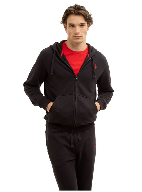 U.S. Polo Assn. Men's Full Zip Fleece Hoodie